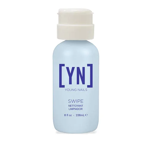 Young Nails Swipe - Prepara la placa de uñas por deshidratación y limpieza | Elimina el polvo, la suciedad, los aceites y los contaminantes antes de