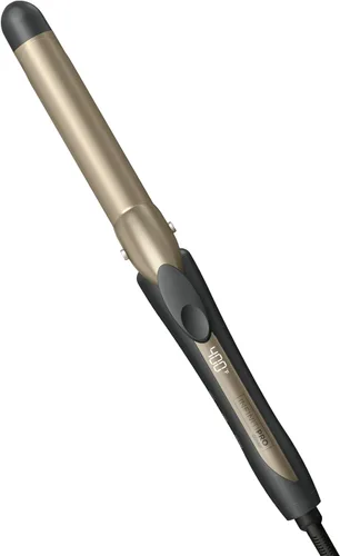 INFINITI PRO CONAIR Rizador de cerámica de turmalina de 1 pulgada, rizador de pinza, barril de 1 pulgada produce rizos clásicos, rizador de pelo