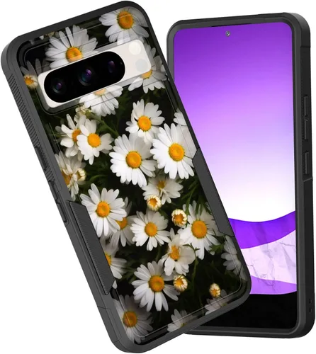 Miniatura 33 de Funda para Pixel 6A, funda híbrida de doble capa resistente a prueba de golpes de policarbonato duro de silicona suave TPU para Google Pixel 6A