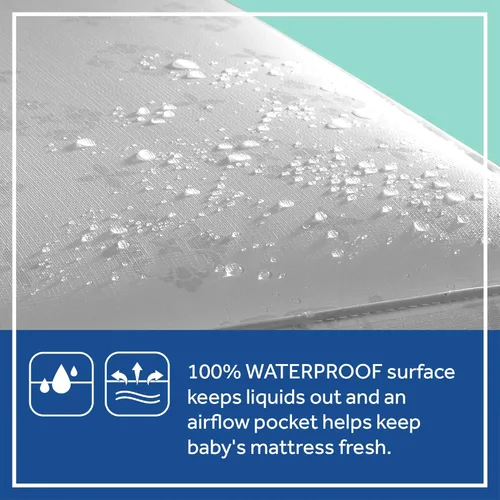 Miniatura 3 de Sealy Baby Airy Night Diamond - Colchón transpirable para cuna, fabricado en Estados Unidos, certificado GREENGUARD Gold, superficie de malla