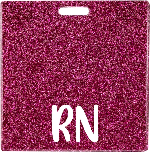 Miniatura 9 de Plifal RN Porta Insignia con Soporte de Tarjeta para Enfermera, Accesorios de Enfermería, Insignia de Enfermera Registrada Horizontal, Rn Rainbow