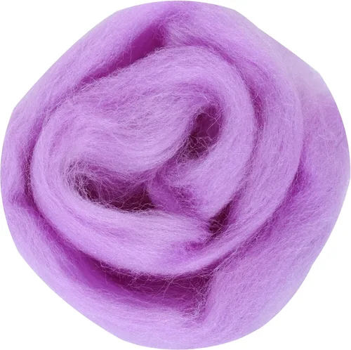 Miniatura 87 de 24 tipos de lana rosa, 4.23 oz (120 g), adecuado para fieltro húmedo y fieltro de aguja de telas hiladas de lana. Un paquete de prueba está Tonos