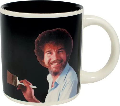Miniatura 8 de Taza cambiante ante el calor, de Bob Ross - Agregue líquidos calientes y emerge una escena - viene en caja de regalo divertida