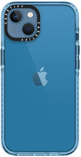 Miniatura 5 de CASETiFY Impact - Funda para iPhone 13 (protección contra caídas de 6.6 pies), color azul sierra Sierra Azul