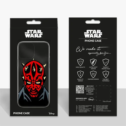 Miniatura 2 de ERT GROUP Funda para Xiaomi REDMI Note 10/10S Original y Oficialmente Licenciada Star Wars Patrón Darth Maul 004 adaptado de manera óptima a