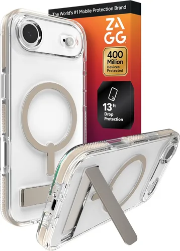 Miniatura 36 de ZAGG Santa Cruz Snap - Funda con función atril para iPhone 16 Pro Max, compatible con MagSafe, protección contra caídas de grado militar de 13 pies