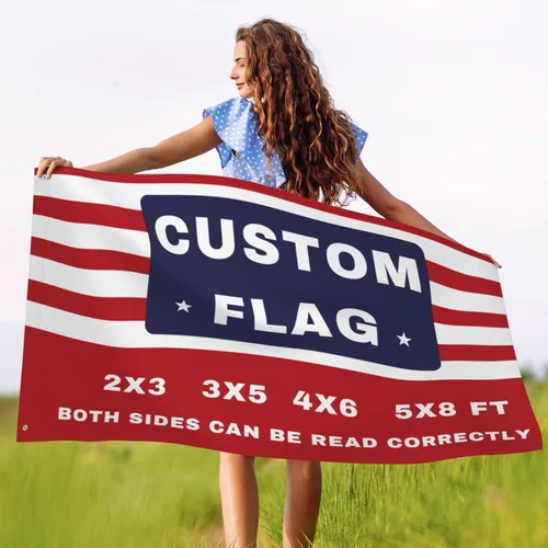 Miniatura 6 de Bandera de jardín personalizada para exteriores, banderas personalizadas de doble cara de 28 x 40 pulgadas, para hacer tu propia bandera divertida