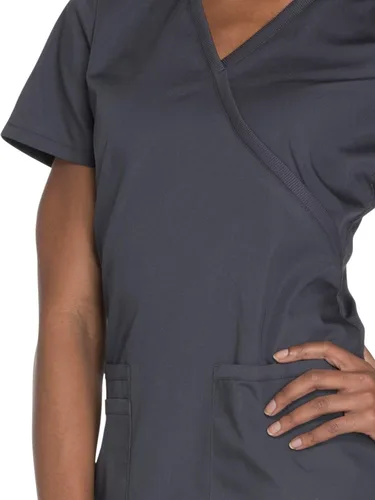 Miniatura 3 de Cherokee Women's Workwear Originals Mock Wrap Scrubs Shirt