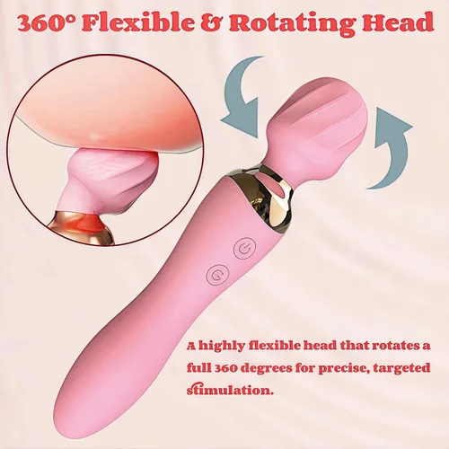 Miniatura 4 de Juguete para adultos para mujeres, seguro para el cuerpo e impermeable, recargable de 10 velocidades, vibración silenciosa para relajación de cuerpo