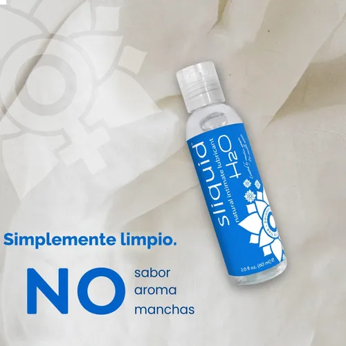 Miniatura 9 de Sliquid H2O Lubricante a Base de Agua, Lubricante a Base de Agua para Sexo, Lubricante Sexual Natural, Lubricante Personal Sin Glicerina (2 Oz)