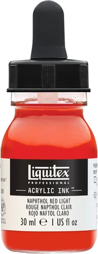 Miniatura 27 de Liquitex - Pintura acrílica profesional INK! Jarro de 1 onza, color blanco de titanio Bronce Rico Iridiscente