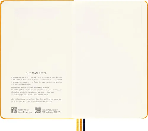 Miniatura 5 de Moleskine Limited Edition Notebook K-Way, Large, Plain, Orange (5 x 8.25)