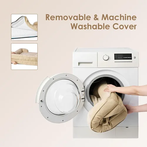 Miniatura 49 de EHEYCIGA – Cama ortopédica impermeable para perros pequeños, de espuma viscoelástica tipo caja de huevos, con bordes elevados y base antideslizante