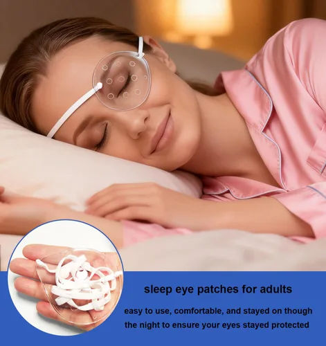 Miniatura 3 de AMZVIO 2 protectores de ojos para después de la cirugía de cataratas, protector de ojos transparente con correa ajustable, parches médicos para 1