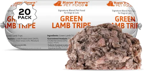 Miniatura 18 de Raw Paws Signature Blend Alimento para mascotas para perros y gatos, receta de carne de res y verduras, rollos de 1 libra (paquete de 20) – Alimento
