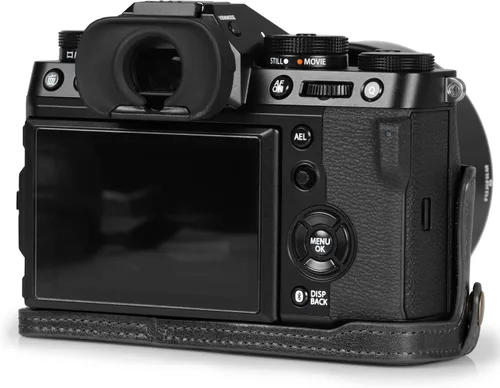 Miniatura 5 de MegaGear Ever Ready - Funda de piel auténtica compatible con Fujifilm X-T5, color negro