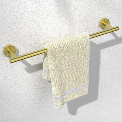 Miniatura 17 de HITSLAM Toallero de baño de acero inoxidable SUS304 de níquel cepillado de 24 pulgadas para montaje en pared, moderno soporte de toalla de baño