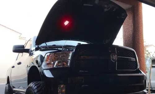 Miniatura 6 de iJDMTOY Bombillas de repuesto Super Red Accent Look 12-SMD compatibles con Dodge RAM, Charger; Jeep Wrangler, Grand Cherokee, etc. Montaje