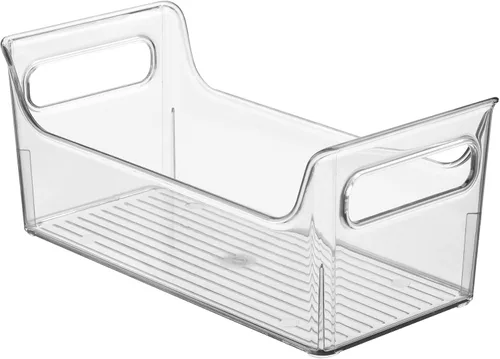 Miniatura 9 de iDesign - Organizador de condimentos de plástico con asas para nevera, transparente, fabricado en Estados Unidos
