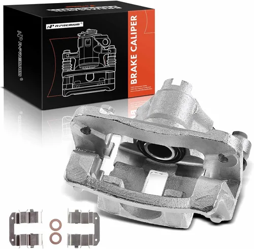 A-Premium Conjunto de pinza de freno de disco con soporte compatible con los modelos Kia, Hyundai y Dodge - Rio, Rio5, 2006-2007, Forte, Forte Koup,