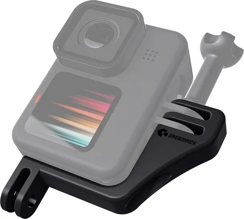 Soporte vertical negro para GoPro Hero 4/5/6/7/8/9, DJI Osmo Action, compatible con iPhone