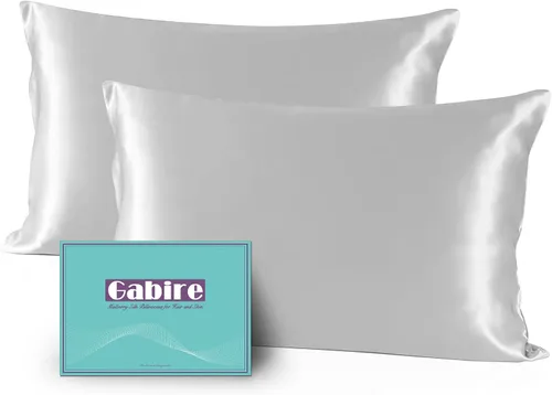 Miniatura 19 de Gabire Funda de almohada de seda de morera para cabello y piel, evita el acné, fundas de almohada de seda real de ambos lados, funda de almohada