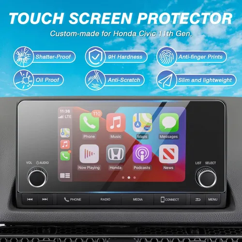 Miniatura 2 de Karltys [Actualización] Protector de pantalla para Honda Civic/CR-V 2023-2025 2026 CRV para modelos Sport LX EX 11ª generación 2022-2025 y CRV de 7