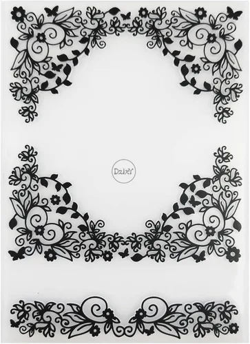 Miniatura 32 de DzIxY Hojas de fondo de plástico en relieve carpetas para tarjetas que hacen suministros DIY papel 3D plantillas de álbum de recortes álbum 6