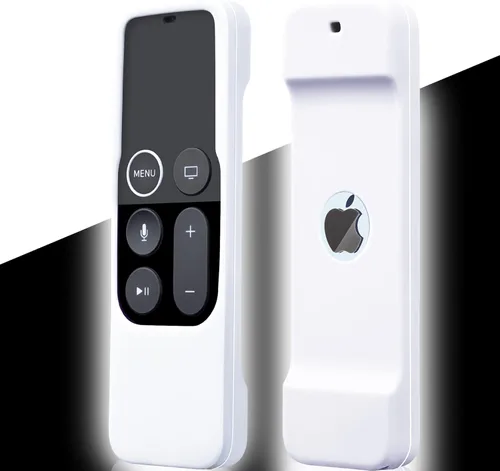 Miniatura 10 de Funda compatible con Apple TV 4K/4ª generación Remoto Peso Ligero Antigolpes Cubierta de Silicona para Controlador para Apple TV Siri Remote