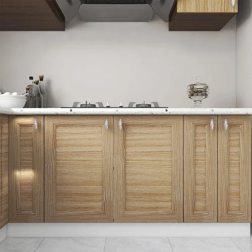 Miniatura 2 de MS magic Papel tapiz de grano de madera, 17.7 x 196 pulgadas, panel de película autoadhesivo con textura de madera sintética, papel tapiz de vinilo