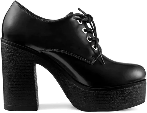 Miniatura 7 de Allegra K Botines de tacón alto y grueso para mujer