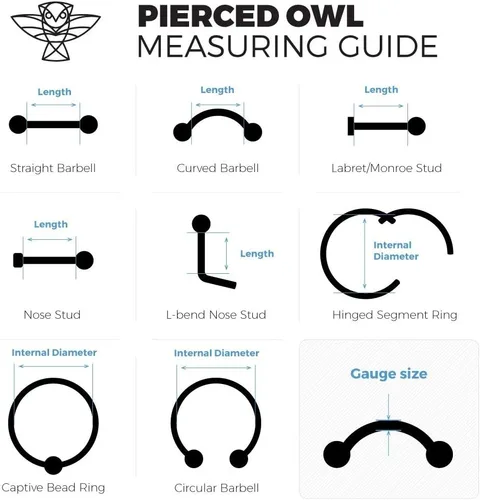 Miniatura 3 de Juego de 10 retenedores de piercing de 16GA en tono carne, flexible, Bioflex, extraíbles con tapa superior, sin metal y libres de alérgenos