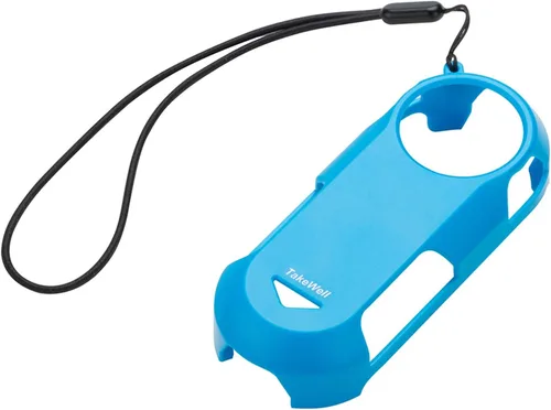 Funda protectora azul para Garmin Varia RTL515 (cubierta + cordón), pesa solo 0.27 onzas, diseño ultrafino que permite señales GPS suaves, Funda