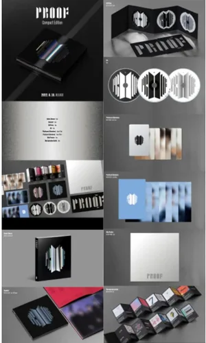 Miniatura 4 de Weverse Compra [Set] Álbum de antología BTS - Prueba estándar + edición compacta