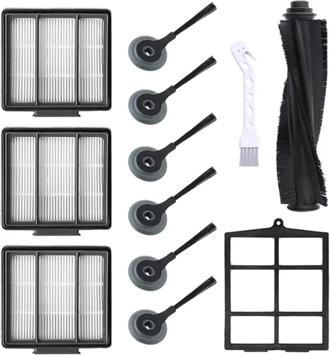 Piezas de repuesto para Shark ION Robot AV751 AV752 AV753 S87 R85 RV850, RV850WV Kit de accesorios para aspiradora Paquete de 6 cepillos laterales,