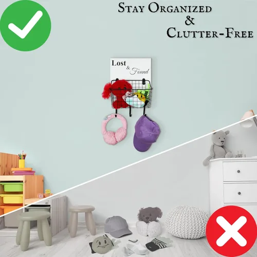 Miniatura 3 de Cesta de basura para objetos perdidos, ideal para un aula preescolar o guardería Decoración de aula de granja - Cesta de calcetines perdidos