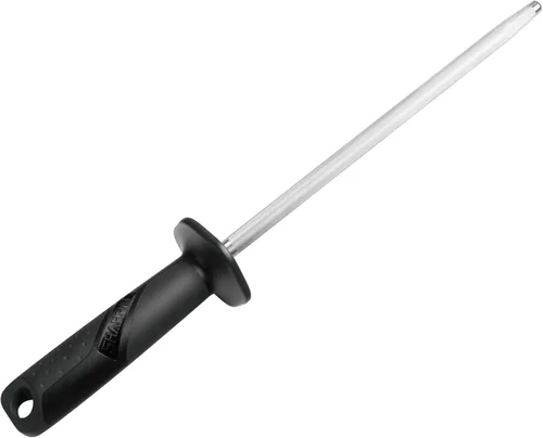 SHARPAL 117N Chaira Afiladora Profesional de Acero para Cuchillos de Cocina Barra Afiladora Restaura el Filo Rápidamente (10 Pulgadas)