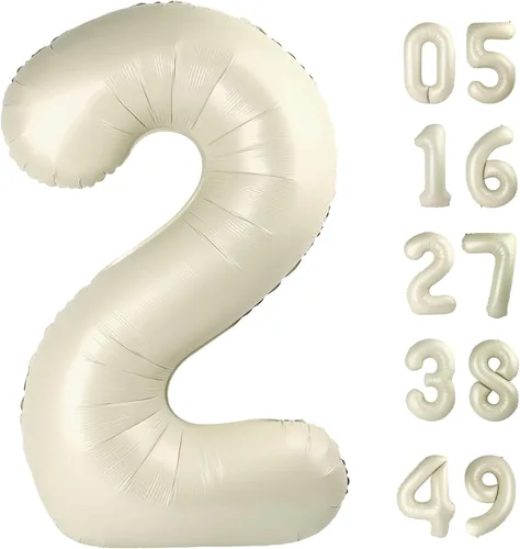 Miniatura 120 de Globo de cumpleaños número 4 dorado de 40 pulgadas, globos gigantes del número cuatro 14 24 34 40 44 2024, globos grandes de lámina de mylar para Oro