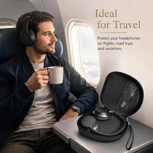 Miniatura 8 de Funda de auriculares para Sony WH-CH720N WH-CH520 WH-1000XM4 para Soundcore Q20i Q20 Q30 para auriculares JBL Tune 720BT 510BT con cancelación
