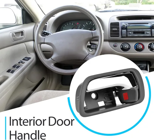 Miniatura 4 de Manijas de puerta interiores compatibles con Toyota Camry 2002-2006 Reemplazan 6920633040 69206AA021B2, delantera y trasera interior izquierdo