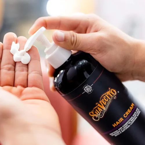 Miniatura 7 de Suavecito Botella de bomba de crema para el cabello, brillo medio durante todo el día