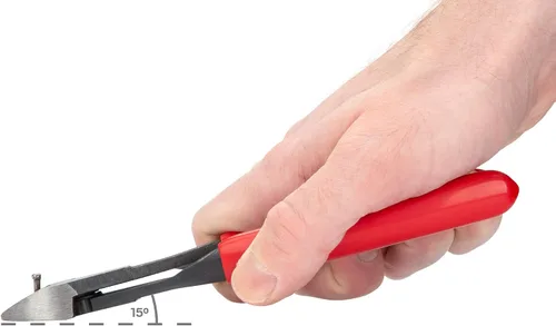 Miniatura 4 de TEKTON Alicates de corte diagonal de 7 pulgadas PCT00007,Rojo