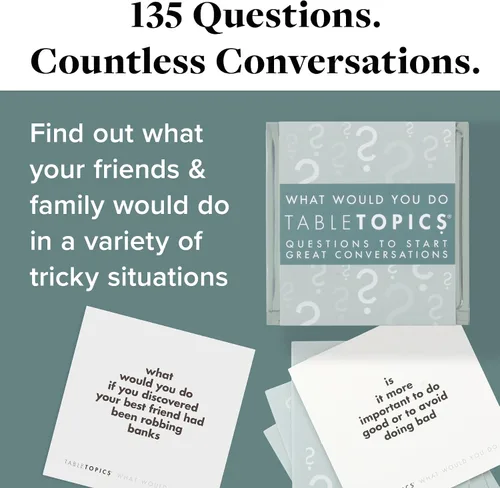 Miniatura 2 de TABLETOPICS ¿qué harías?: preguntas para iniciar grandes conversaciones