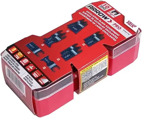 Miniatura 3 de Arrow Kit de cuchillas oscilantes multiherramienta de 10 piezas
