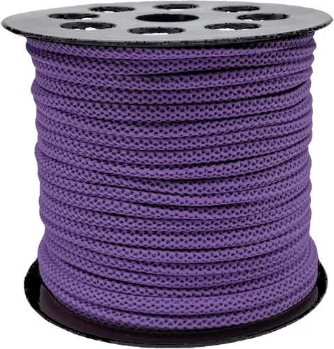 Miniatura 11 de Cuerda trenzada de macramé de 5/64 pulgadas de colores surtidos – Cuerda de poliéster hecha a mano de 100 yardas para hacer joyas, ganchillo, asa