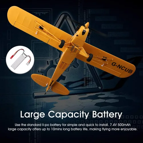 Miniatura 8 de GoolRC WLtoys XK A160 Avión a control remoto, 2.4 GHz, 5 canales, sin escobillas, avión de control remoto para adultos, avión RC con modo 3D/6G