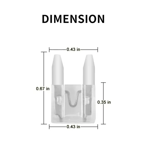 Miniatura 11 de MuHize Kit surtido de fusibles de hoja de 200 piezas, tamaño estándar (ATR/APR) Multi-Amp 2A a 40A para automóvil/camión/SUV/RV - 11 valores