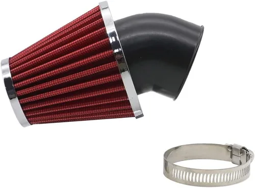Miniatura 4 de Filtro de aire de alto rendimiento de 48 mm para motocicleta, filtro de aire para moto de cross compatible con HONDA YAMAHA SUZUKI ATV SSR TTR, Rojo