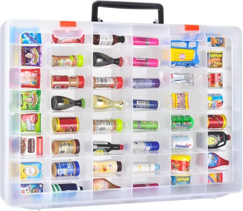 FULLCASE Estuche coleccionista compatible con Mini Brands 5 Surprise Series 1, 2, 3, 4, Mystery Capsule, juguete coleccionable en miniatura real,