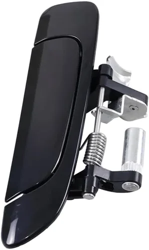 Miniatura 8 de Manija Exterior de Puerta Delantera y Trasera Negra Sin Pintar Compatible con Honda Civic 2001 2002 2003 2004 2005 (Delantera Izquierda)